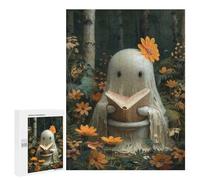 500 PCS Rompecabezas para Adolescentes Ghost Sitting on Toilett Juegos Familiares De Rompecabezas para Adultos Que Mejoran La Memoria Ayudan A Ejercitar El Cerebro 500 PCS