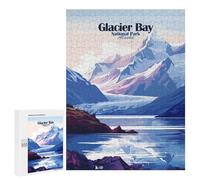 500 PCS Rompecabezas para Adolescentes Glacier Bay National Park Alaska Rompecabezas Juegos Relajantes Desafío Difícil Desafiante De Completar 500 PCS