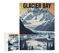 500 PCS Rompecabezas para Adolescentes Glacier Bay National Park Rompecabezas para Adultos Juegos Relajantes Que Mejoran La Memoria Actividades Divertidas En Casa 500 PCS