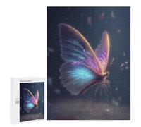500 PCS Rompecabezas para Adolescentes Glowing Butterfly Artwork-2 Rompecabezas para Adultos Juegos Relajantes Mejora La Memoria Interacción Entre Padres E Hijos 500 PCS