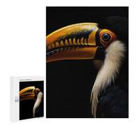 500 PCS Rompecabezas para Adolescentes Gold Toucan Bird Rompecabezas para Adultos Juegos Familiares Mejora La Memoria Regalos para Amigos Y Familiares 500 PCS