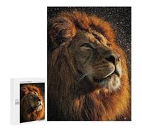 500 PCS Rompecabezas para Adolescentes Golden Lion Majesty -4 Rompecabezas para Adultos Análisis Y Lógica Cada Pieza Es Única - Juegos De Ingenio para La Familia 500 PCS