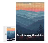 500 PCS Rompecabezas para Adolescentes Great Smoky Mountains National Park Rompecabezas Juegos Relajantes Pero Divertidos Y Humorísticos Cumpleaños Y Navidad 500 PCS