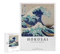 500 PCS Rompecabezas para Adolescentes Hokusais Great Wave Rompecabezas para Adultos Juego Práctico Difícil Interacción Entre Padres E Hijos 500 PCS
