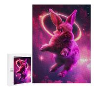 500 PCS Rompecabezas para Adolescentes Holy Bunny in The Sky Rompecabezas para Adultos Juegos Relajantes Mejora La Memoria Interacción Entre Padres E Hijos 500 PCS
