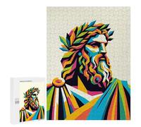500 PCS Rompecabezas para Adolescentes King of The Gods Zeus Rompecabezas para Adultos Juegos Relajantes Que Mejoran La Memoria Actividades Divertidas En Casa 500 PCS