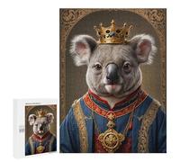 500 PCS Rompecabezas para Adolescentes Koala King Rompecabezas para Adultos Juegos Familiares Mejora La Memoria Regalos para Amigos Y Familiares 500 PCS