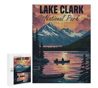 500 PCS Rompecabezas para Adolescentes Lake Clark National Park Rompecabezas Juegos Relajantes Pero Divertidos Y Humorísticos Cumpleaños Y Navidad 500 PCS