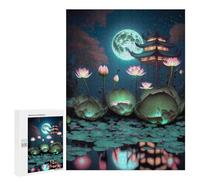 500 PCS Rompecabezas para Adolescentes Lantern Festival Night Lotus Pond Rompecabezas para Adultos Juguetes Antiestrés Regalo De Cumpleaños Regalo De Cumpleaños, Regalos, 500 PCS