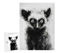500 PCS Rompecabezas para Adolescentes Lemur Beauty Watercolor Juegos Familiares De Rompecabezas para Adultos Que Mejoran La Memoria Ayudan A Ejercitar El Cerebro 500 PCS