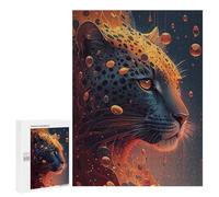 500 PCS Rompecabezas para Adolescentes Leopard Cheetah Jaguars Rompecabezas para Adultos Juego Práctico Difícil Interacción Entre Padres E Hijos 500 PCS