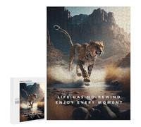 500 PCS Rompecabezas para Adolescentes Life Has No Rewind Rompecabezas para Adultos Juguetes Antiestrés Desafío Difícil Cumpleaños