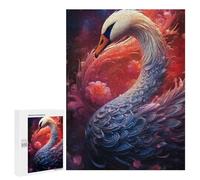 500 PCS Rompecabezas para Adolescentes Magical Swan Artwork Rompecabezas para Adultos Juego De Ingenio Regalos para Mujeres Cumpleaños Y Navidad 500 PCS