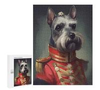 500 PCS Rompecabezas para Adolescentes Miniature Schnauzer Dog Rompecabezas para Adultos Juguetes Antiestrés Desafío Difícil Cumpleaños