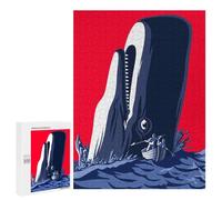 500 PCS Rompecabezas para Adolescentes Moby Dick Rompecabezas para Adultos Juegos Divertidos Regalo De Cumpleaños Cumpleaños Y Navidad 500 PCS