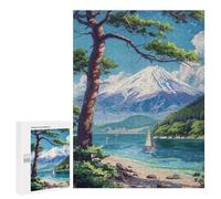 500 PCS Rompecabezas para Adolescentes Mount Fuji in Japan Juegos Familiares De Rompecabezas para Adultos Que Mejoran La Memoria Ayudan A Ejercitar El Cerebro 500 PCS