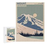 500 PCS Rompecabezas para Adolescentes Mount Rainier National Par Rompecabezas para Adolescentes para Mejorar La Memoria Cada Pieza Es Única - Regalos Y Cumpleaños Únicos 500 PCS