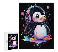 500 PCS Rompecabezas para Adolescentes Music Lover Penguin Rompecabezas para Adultos Juegos Familiares Mejora La Memoria Regalos para Amigos Y Familiares 500 PCS