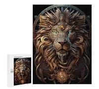 500 PCS Rompecabezas para Adolescentes Mystical Cosmic Lion Rompecabezas para Adultos Juguetes Antiestrés Análisis Y Lógica Interacción Entre Padres E Hijos 500 PCS