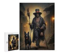 500 PCS Rompecabezas para Adolescentes Mystical Papa Legba Spirit Rompecabezas para Adultos Juego Práctico Difícil Interacción Entre Padres E Hijos 500 PCS