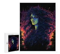 500 PCS Rompecabezas para Adolescentes Neon Mystic Portrait Rompecabezas para Adultos Juego Práctico Desafío Difícil Cumpleaños Y Navidad 500 PCS