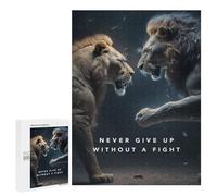 500 PCS Rompecabezas para Adolescentes Never Give Up Rompecabezas para Adultos Juegos Familiares Mejora La Memoria Regalos para Amigos Y Familiares 500 PCS