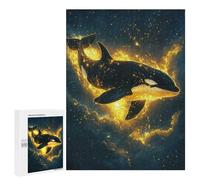 500 PCS Rompecabezas para Adolescentes Orca in Space Rompecabezas para Adultos Juego Práctico Difícil Interacción Entre Padres E Hijos 500 PCS