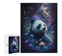 500 PCS Rompecabezas para Adolescentes Panda in Fantasy Garden Rompecabezas para Adolescentes para Mejorar La Memoria Cada Pieza Es Única - Regalos Y Cumpleaños Únicos 500 PCS