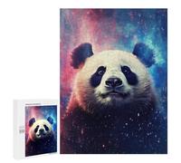 500 PCS Rompecabezas para Adolescentes Panda Night Galaxy Rompecabezas para Adultos Juegos Familiares Mejora La Memoria Regalos para Amigos Y Familiares 500 PCS