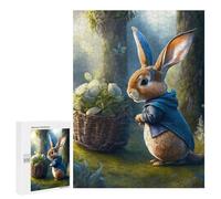 500 PCS Rompecabezas para Adolescentes Peter Rabbit's Adventure in The Forest Rompecabezas para Adultos Juego Práctico Desafío Difícil 500 PCS