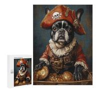 500 PCS Rompecabezas para Adolescentes Pirate Dog Treasure Chest-9 Rompecabezas para Adolescentes Mejora La Memoria Desafiante De Completar Aprendizaje Juguetes Educativos 500 PCS