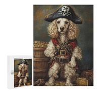 500 PCS Rompecabezas para Adolescentes Pirate Dog Treasure Chest-93 Rompecabezas para Adolescentes Mejora La Memoria Desafiante De Completar Aprendizaje Juguetes Educativos 500 PCS