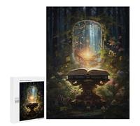 500 PCS Rompecabezas para Adolescentes Portal of Enchanted Pages Rompecabezas para Adultos Juegos Familiares Desafío Difícil Ayuda A Ejercitar El Cerebro 500 PCS