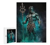 500 PCS Rompecabezas para Adolescentes Poseidon God of The Seas Rompecabezas para Adultos, Decoración De Pared, Corte De Precisión, Cumpleaños