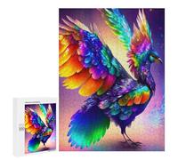 500 PCS Rompecabezas para Adolescentes Rainbow Phoenix Art Print Rompecabezas para Adolescentes Desafío Difícil Desafío Educativo Diversión Familiar Y Noche De Juegos 500 PCS