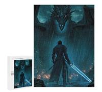 500 PCS Rompecabezas para Adolescentes Rainfall Reckoning Blade Against The Beast Rompecabezas para Adolescentes Juegos Divertidos Análisis Y Lógica Cumpleaños 500 PCS