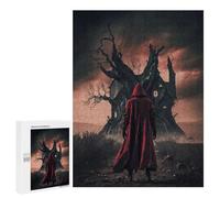 500 PCS Rompecabezas para Adolescentes Red Cloak in The Haunted Woods Rompecabezas para Adultos Juegos Familiares Regalo De Cumpleaños Diversión En Casa Actividades, 500 PCS