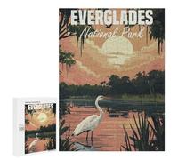500 PCS Rompecabezas para Adolescentes Rompecabezas Everglades National Park Rompecabezas para Adultos Juegos Relajantes Mejoran La Memoria para Cumpleaños, Navidad 500 PCS
