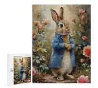 500 PCS Rompecabezas para Adolescentes Rompecabezas Peter Rabbit in A Garden Rompecabezas para Adultos Juegos Relajantes Mejoran La Memoria para Cumpleaños, Navidad 500 PCS