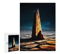 500 PCS Rompecabezas Para Adolescentes Rompecabezas The Last Pillar of Light - The One Who Stayed Behind Rompecabezas Para Adultos Juegos Relajantes Mejoran La Memoria Para Cumpleaños, Navidad 500 PCS