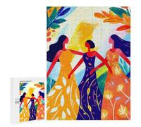 500 PCS Rompecabezas para Adolescentes Rompecabezas Vivid Fauvist Vision of The Three Graces Rompecabezas para Adultos Juegos Relajantes Mejoran La Memoria para Cumpleaños, Navidad 500 PCS