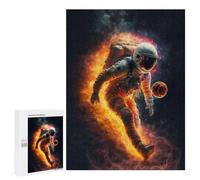 500 PCS Rompecabezas para Adolescentes Running Astronaut in Space Rompecabezas para Adultos Juguetes Antiestrés Desafío Difícil Cumpleaños