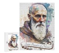 500 PCS Rompecabezas para Adolescentes Saint Benedict Benedictine Rompecabezas para Adultos Juegos Relajantes Mejora La Memoria Interacción Entre Padres E Hijos 500 PCS
