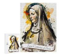500 PCS Rompecabezas para Adolescentes Saint Catherine of Siena Rompecabezas para Adultos Juegos Relajantes Mejora La Memoria Interacción Entre Padres E Hijos 500 PCS