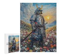 500 PCS Rompecabezas para Adolescentes Samurai in Flower Field Rompecabezas para Adolescentes para Mejorar La Memoria Cada Pieza Es Única - Regalos Y Cumpleaños Únicos 500 PCS