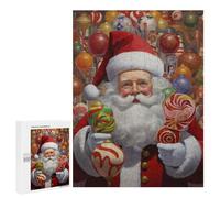 500 PCS Rompecabezas para Adolescentes Santa's Sweet Shop Rompecabezas para Adultos Juego Práctico Desafío Difícil Cumpleaños Y Navidad 500 PCS