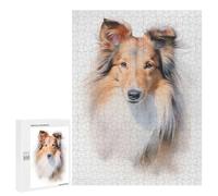 500 PCS Rompecabezas para Adolescentes Shetland Sheepdog Juegos Familiares De Rompecabezas para Adultos Que Mejoran La Memoria Ayudan A Ejercitar El Cerebro 500 PCS