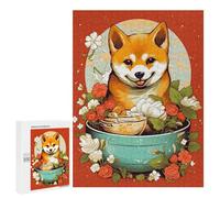 500 PCS Rompecabezas para Adolescentes Shiba Ramen Ruby Rompecabezas para Adultos Juego Práctico Difícil Interacción Entre Padres E Hijos 500 PCS