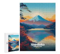 500 PCS Rompecabezas para Adolescentes Shiretoko National Park Japan Landscape Rompecabezas para Adultos Regalos De Cumpleaños Juego Familiar Apto para Personas De 14 Años En Adelante 500 PCS