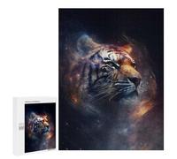 500 PCS Rompecabezas para Adolescentes Space Tiger Rompecabezas para Adultos Regalos De Cumpleaños Juego Familiar Apto para Personas De 14 Años En Adelante 500 PCS